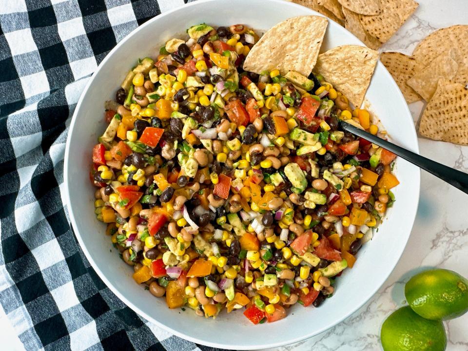 Cowboy caviar is cool, tangy and ridiculously easy to make.