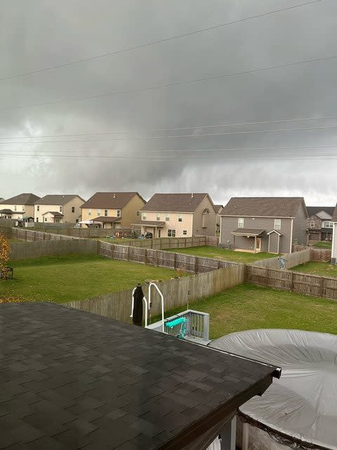 Storm damage along Tylertown Road in Clarksville (Courtesy: Kerianna Mullins)