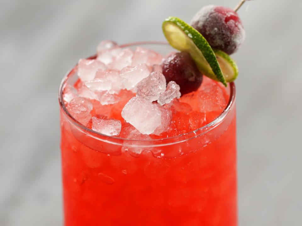 Cranberry-Limeade Spritzer