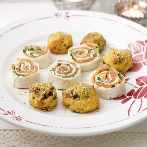 best canape recipes cheese and bacon puffs