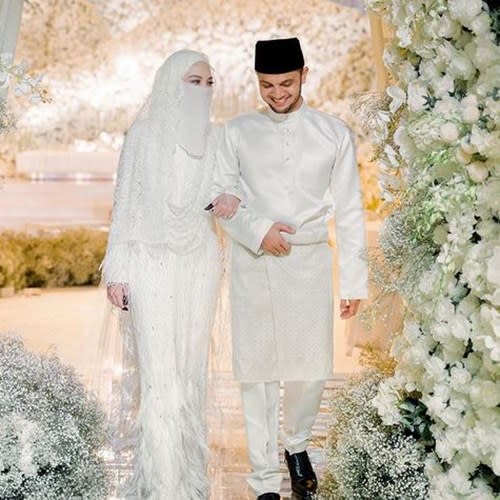 Neelofa tied the knot with celebrity preacher Haris Ismail back in March