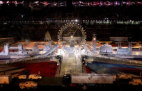 A general view of the stadium during the Closing Ceremony on Day 16 of the London 2012 Olympic Games at Olympic Stadium on August 12, 2012 in London, England. (Photo by Clive Brunskill/Getty Images)