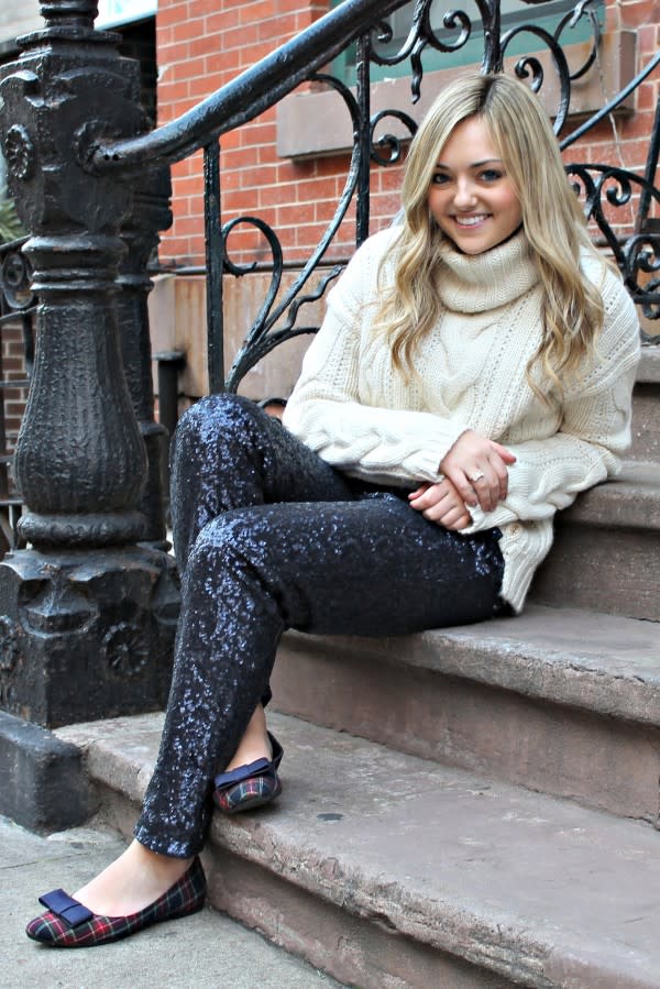 Holiday Outfit Inspo Part 2: Sequin Pants and Sweater