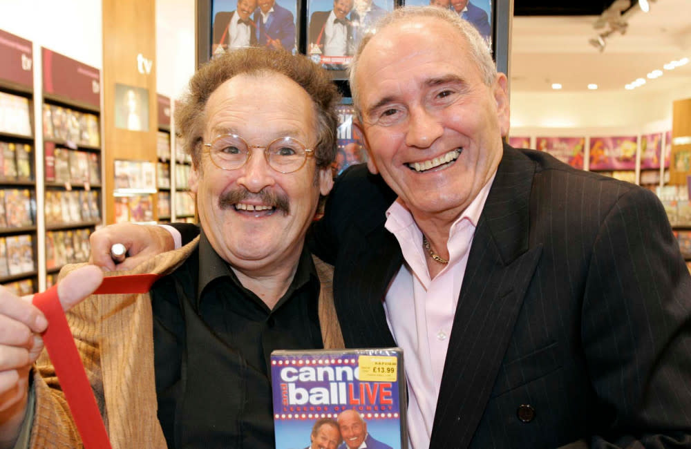 Tommy Cannon can feel his late pal Bobby Ball's presence beside him credit:Bang Showbiz