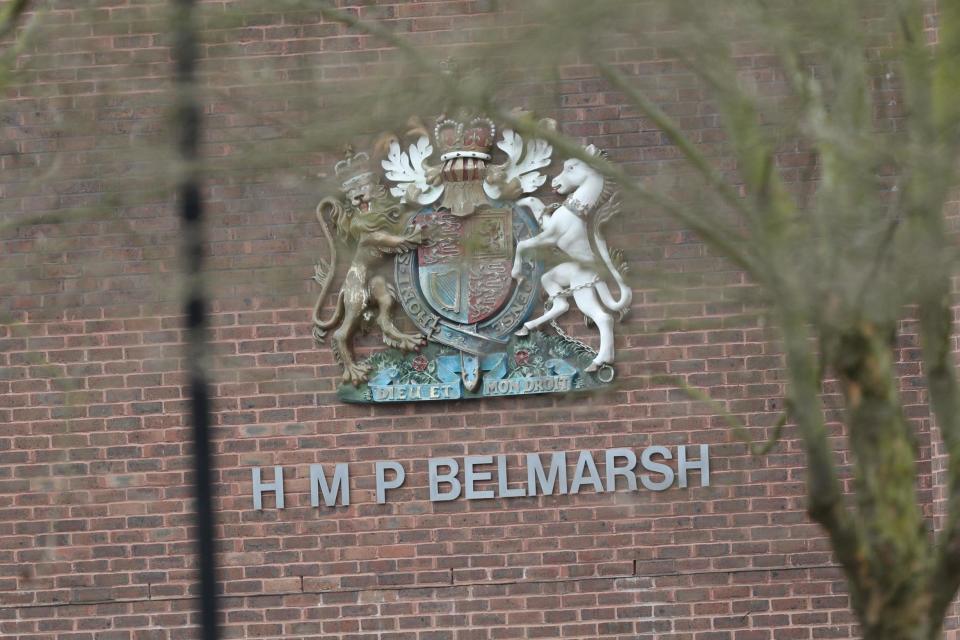 The victim was taken to hospital in a critical condition from HMP Belmarsh (PA)