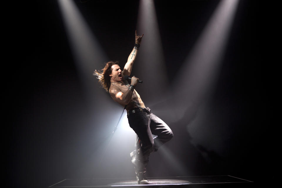 ROCK OF AGES, Tom Cruise, 2012. ph: David James/©Warner Bros. Pictures/Courtesy Everett Collection