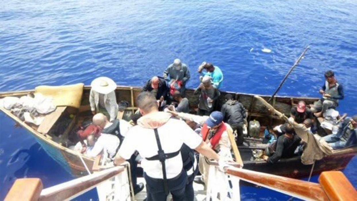 27 Cubans rescued Carnival Cruise