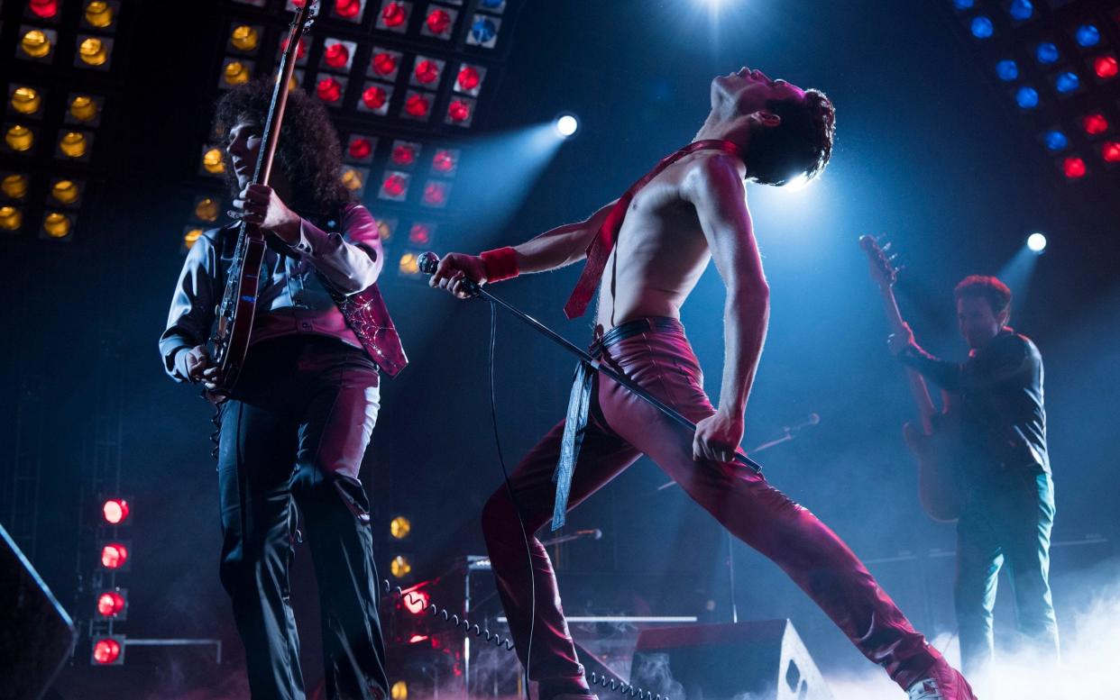 Rami Malek, pictured, has been nominated for his role as Freddie Mercury in Bohemian Rhapsody - Twentieth Century Fox
