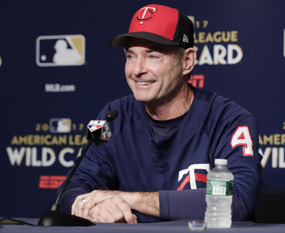 Manager Paul Molitor is staying with the Twins for three more seasons, the club announced Monday. (AP)