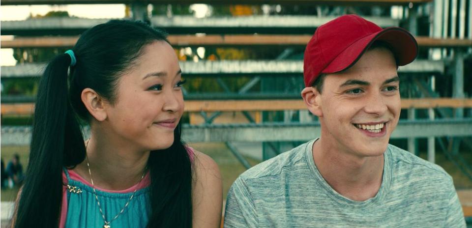 Lana Condor and Israel Broussard