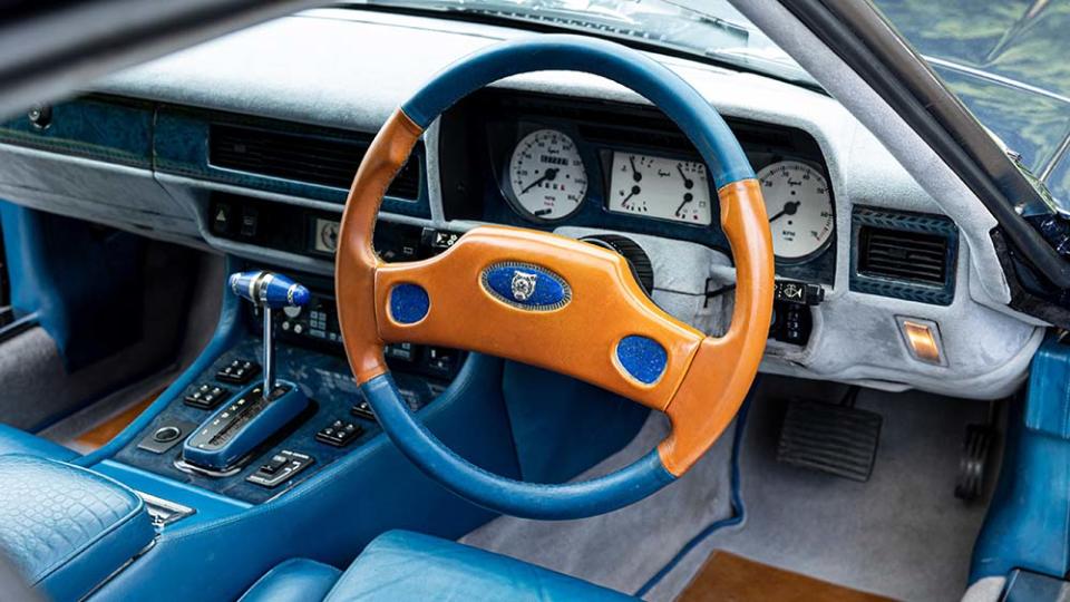 Inside the XJ-S Lynx Eventer by Paolo Gucci - Credit: Bonhams