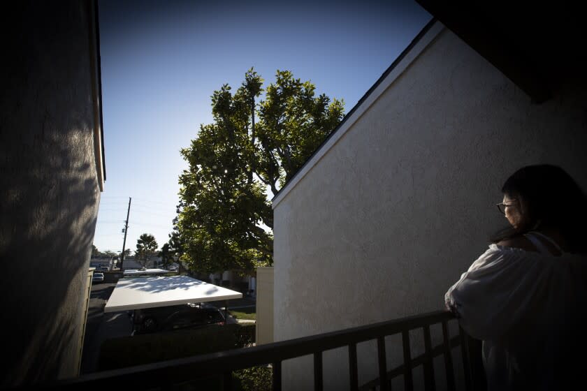 Orange County, CA - July 06: Ana Lopez, 40, shown in photo, and her daughter, Emily, 15, not shown, both who do not want to be identified in photos, discuss their view on abortion at their home in Orange County on Wednesday, July 6, 2022. (Allen J. Schaben / Los Angeles Times)