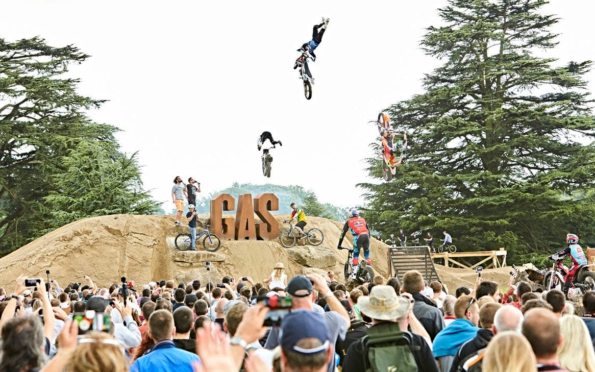 Gravity-defying antics from the spectacular GAS competitors