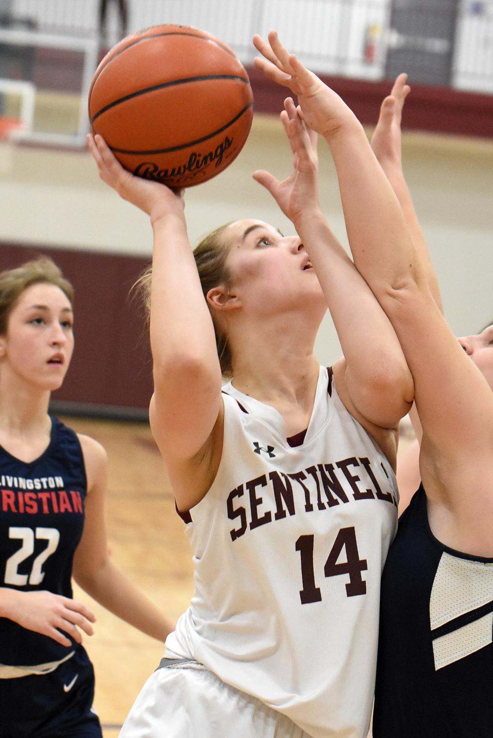 Lucy Fuchs scored 14 points for Charyl Stockwell in a 44-33 victory over Livingston Christian on Friday, Dec. 16, 2022.