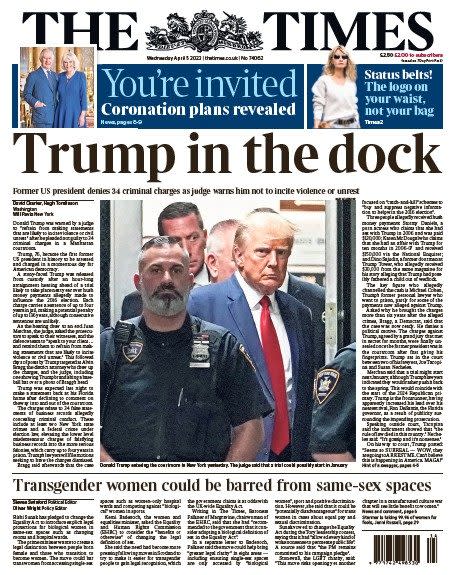 The Times Front Page