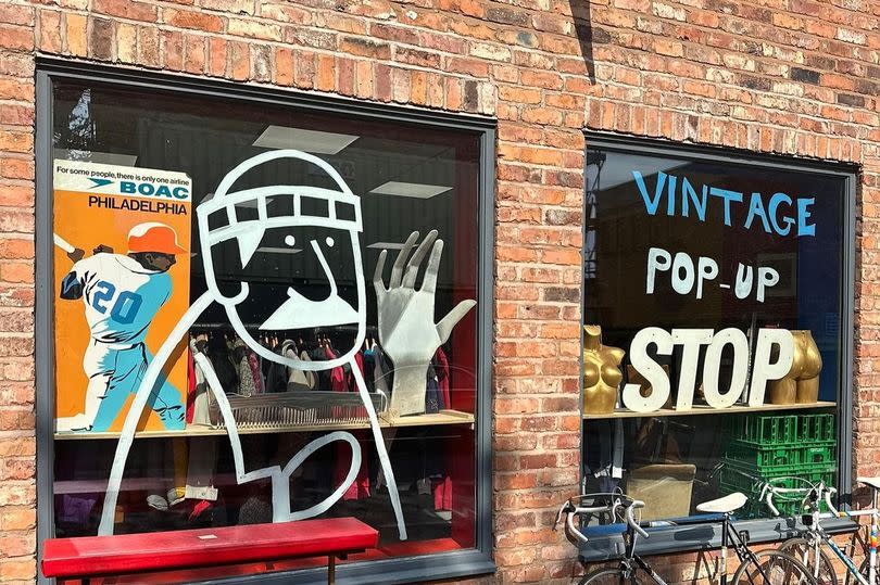 The Altrincham store rebranded as a canteen, with a vintage pop-up shop, in August last year