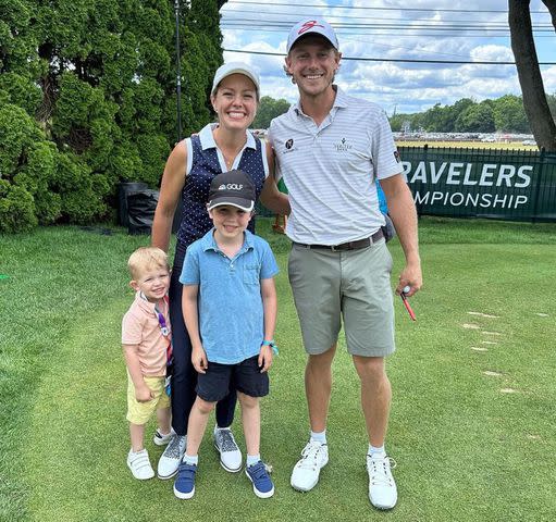 <p>Dylan Dreyer Instagram</p> Dylan Dreyer with her husband and children