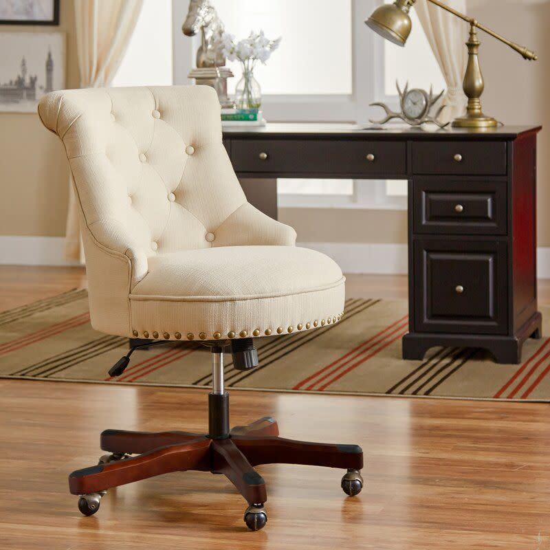 4) Upholstered Desk Chair