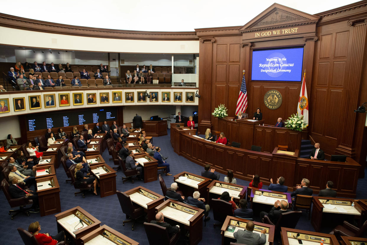 The Florida Capitol, as pictured in October 2021. The legislature approved the state budget in March, which includes money for several government projects in Sarasota County.