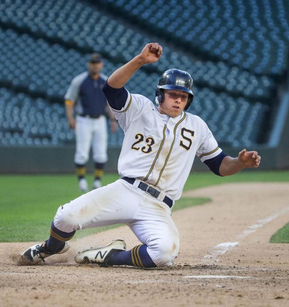 Southridge High School alum Mason Martin, who has played in the minor leagues for seven seasons, is now playing with the Dust Devils. File photo/Tri-City Herald