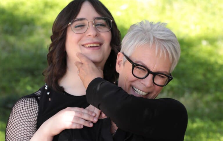 Jamie Lee Curtis junto a su hija