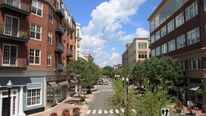 Blue Black Square in West Hartford Connecticut