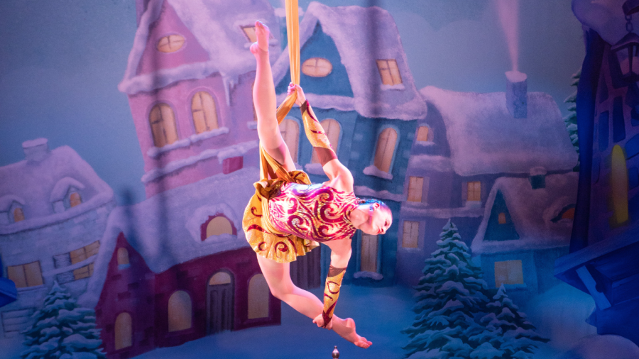 The cast of Holidaze is producing three performances in Columbus. (Courtesy Photo/Cirque Dreams Holidaze)