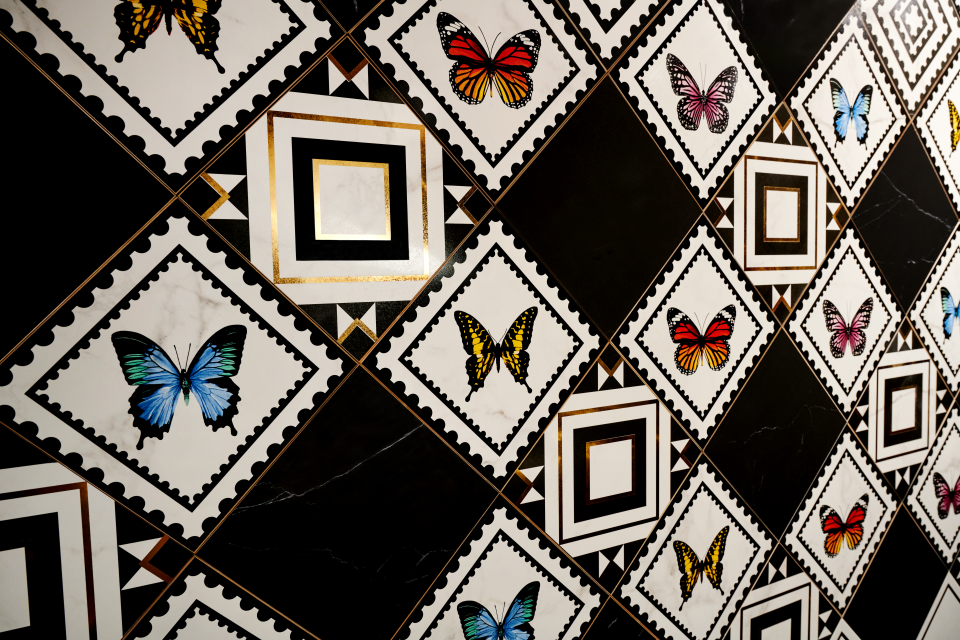 A tile design by Mary Katrantzou for Villeroy & Boch. - Credit: Courtesy image.