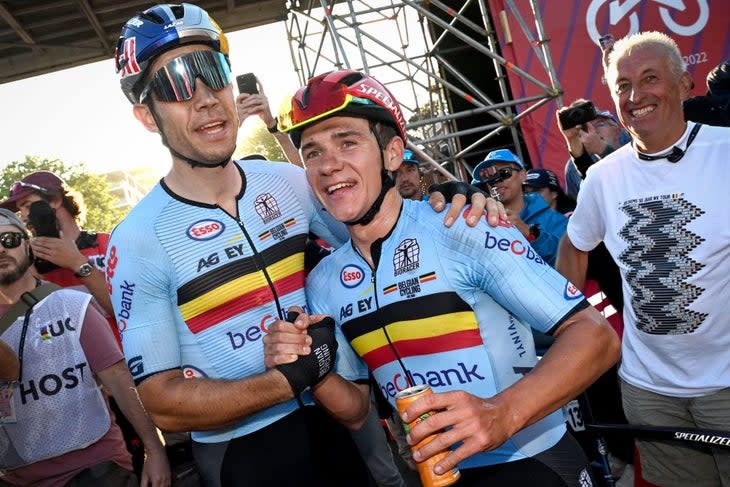 <span class="article__caption">Van Aert and Evenepoel made it work Sunday.</span>