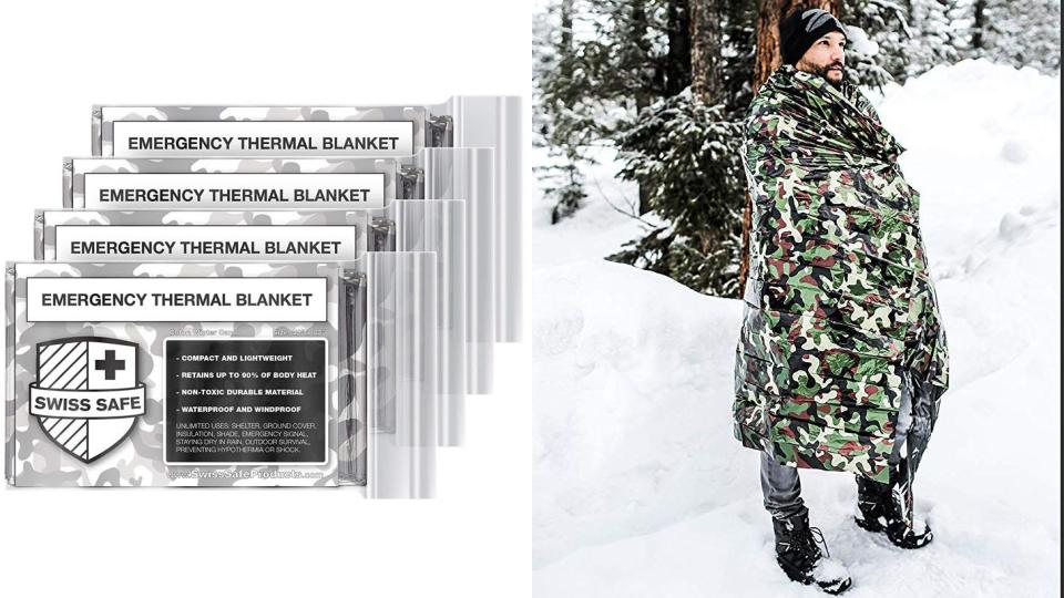 These thermal blankets could be a lifesaver, literally.