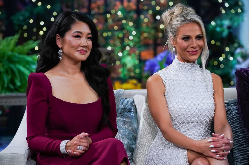 Crystal Kung Minkoff and Dorit Kemsley at the RHOBH reunion