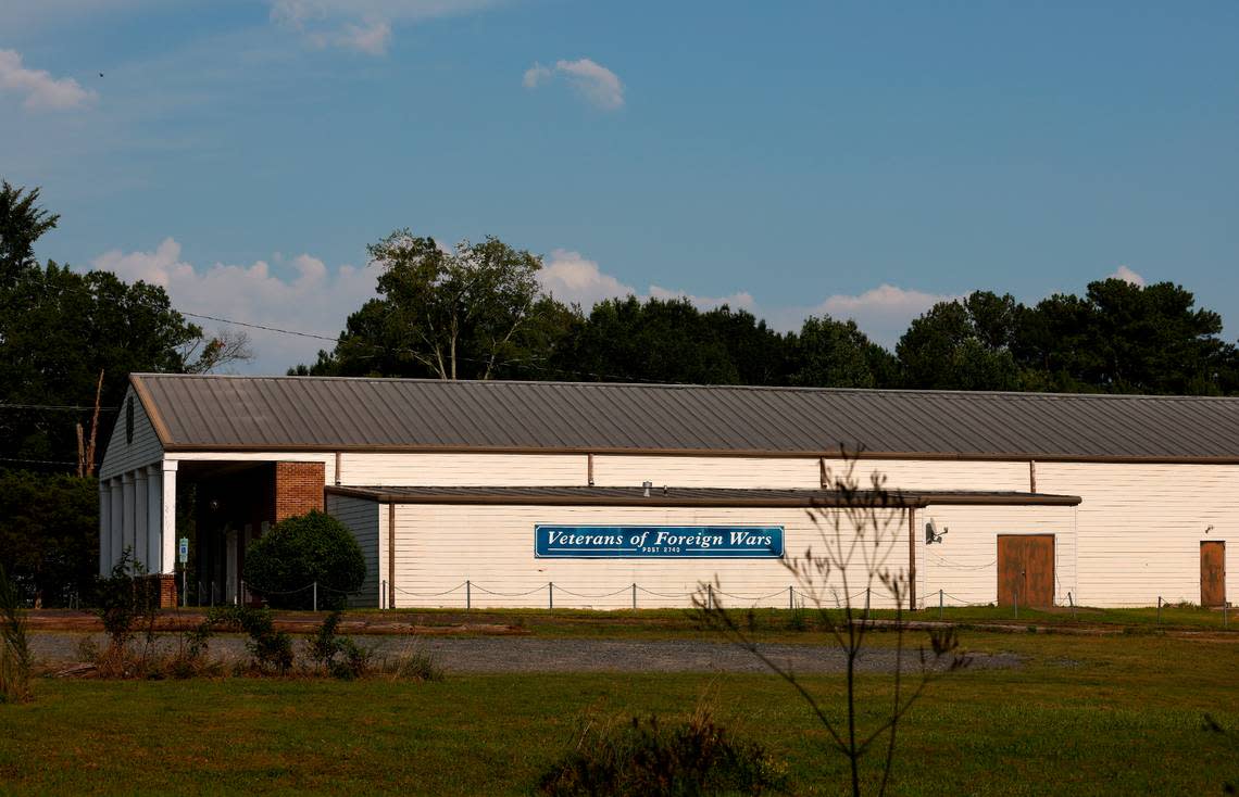 An affordable housing complex is planned for the site of Veterans of Foreign Wars Post 2740, photographed on Thursday, August 4, 2022, in Durham, N.C.