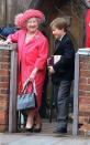 <p>The Queen Mother had an adorable escort for the Easter services in 1992: her great-grandson, Prince William!</p>