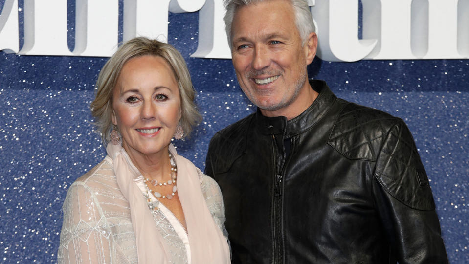 Shirley, with husband Martin Kemp, says love keeps her going through difficult times