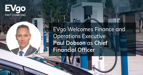 EVgo appoints Paul Dobson as Chief Financial Officer (Graphic: Business Wire)