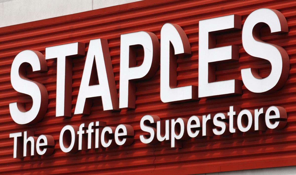 Office supply retailer Staples is closing its Framingham store