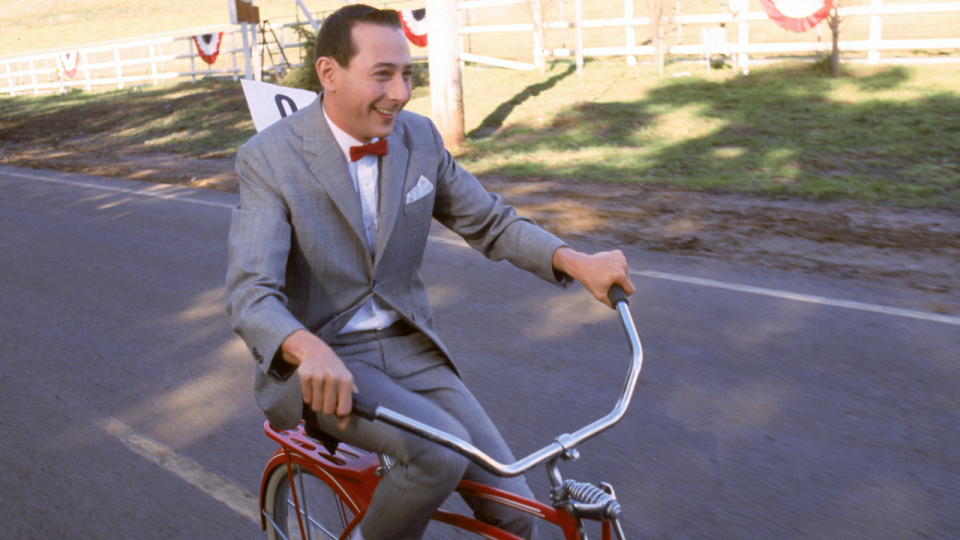 A screenshot from Pee-Wee's Big Adventure