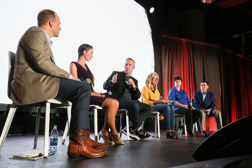 A panel discussion on sexual abuse was held at the annual convention of the Southern Baptist Convention in Birmingham, Alabama, on June 10, 2019.