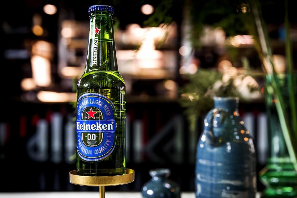 A bottle of Heineken 0.0