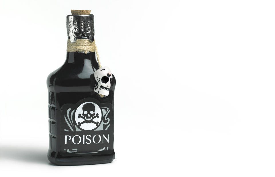 A bottle of poison