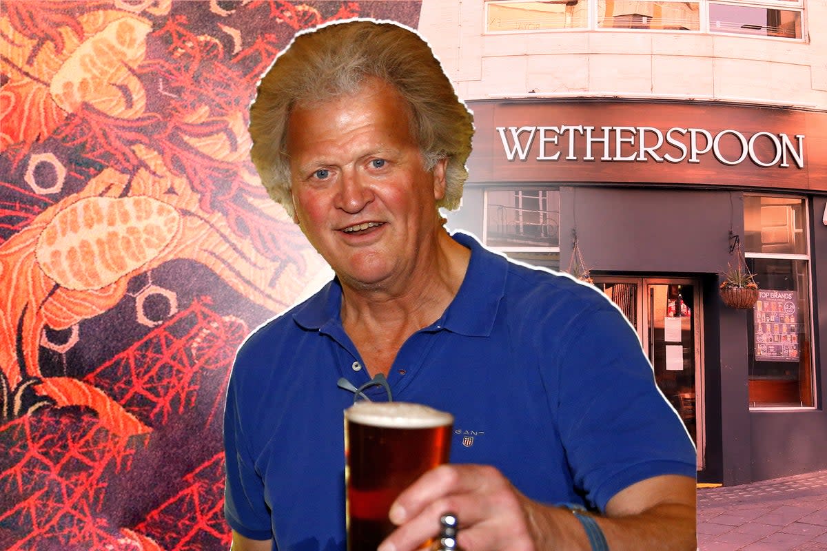 Master of the house: Wetherspoons, and its outspoken owner Tim Martin, are equally loved and loathed across the country  (Getty/PA)