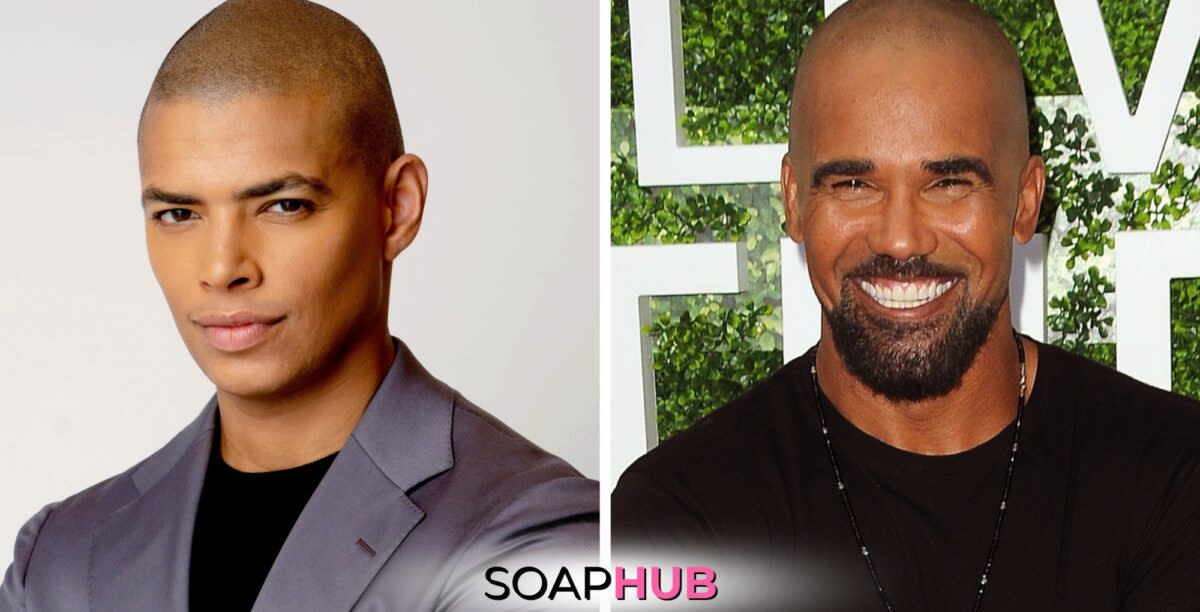 Shemar Moore made an impression on Delon de Metz. 