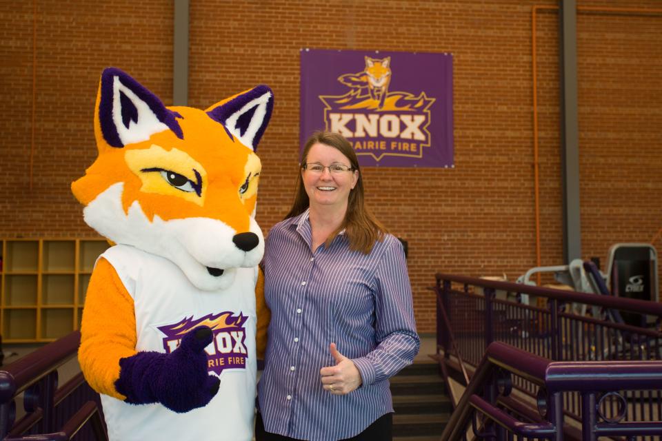 Daniella Irle's last day as director of athletics at Knox College will be Tuesday, July 5.