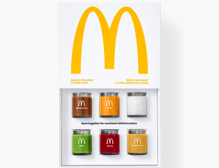 McDonalds is launching a range of scented candles (Golden Arches Unlimited)