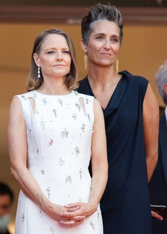 <p>Samir Hussein/WireImage</p> Jodie Foster and Alexandra Hedison attend the "Annette" screening and opening ceremony during the 74th annual Cannes Film Festival on July 06, 2021 in Cannes, France