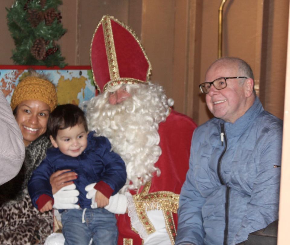 Hundreds of families visited the downtown Kerstmarkt on Friday, Dec. 3, 2021, to pose with Sinterklaas, a classic Dutch character known in Christmas tales.