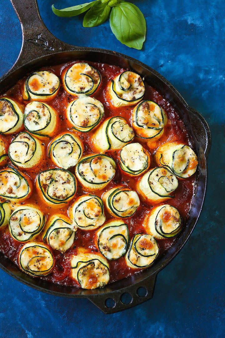 Zucchini Lasagna Roll-Ups