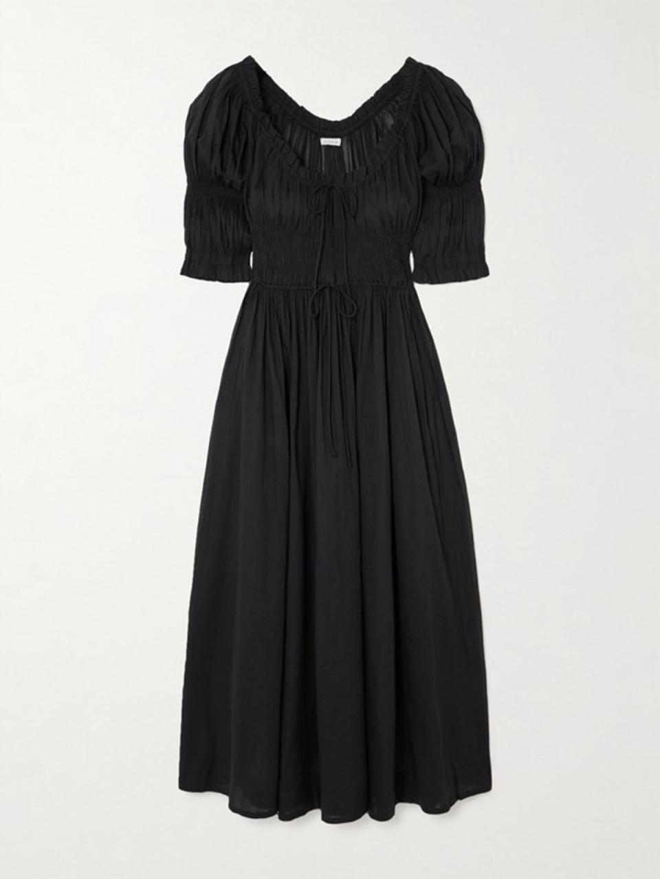 Φόρεμα Ischia σε μαύρο, £325, DÔEN, net-a-porter.com (DÔEN)