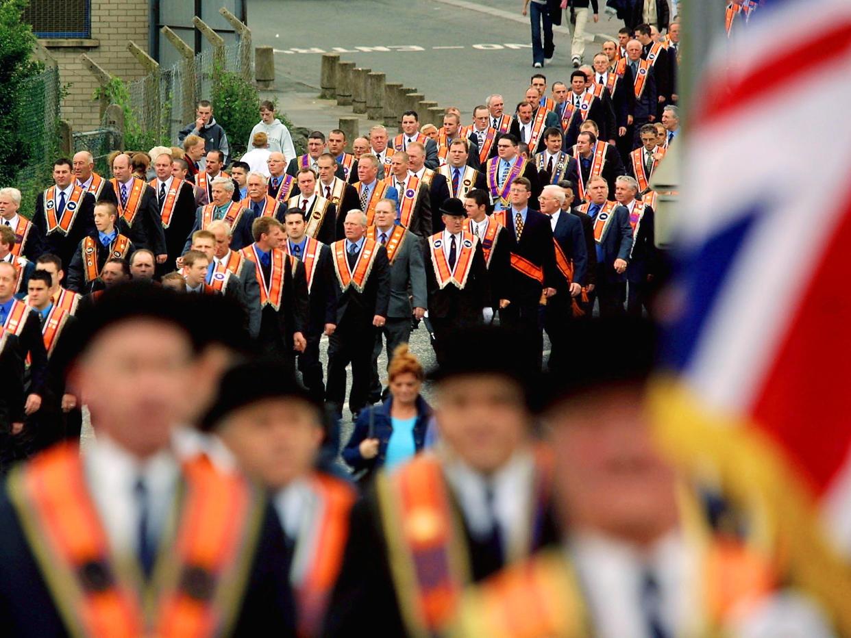 The Orange Order made the announcement in its members' newspaper, the Orange Standard: Getty Images