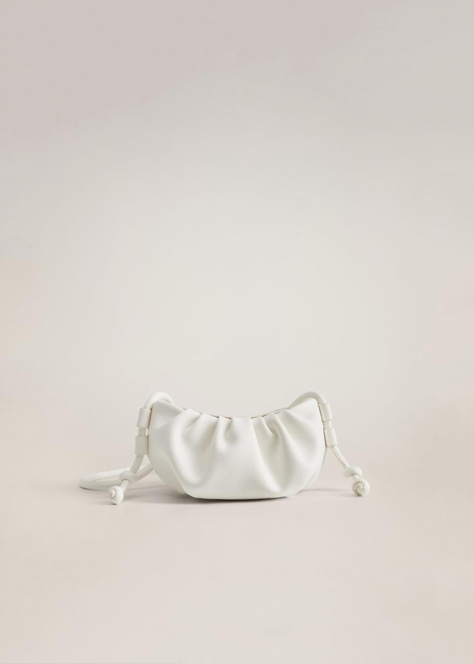 Pleated volume mini bag